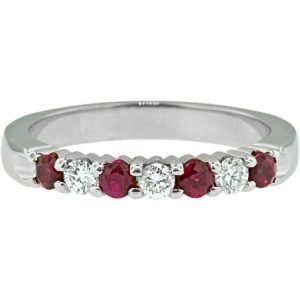 Gemstone Wedding Bands