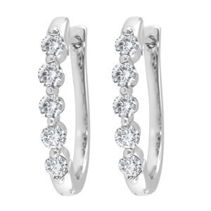 Diamond Hoop Earring