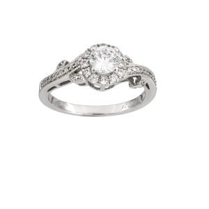 Diamond semi mount ring