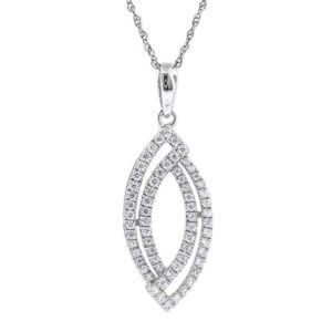 Marquise shape Diamond Pendant
