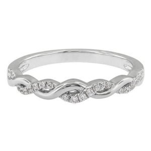 Diamond Braided Twist Ring