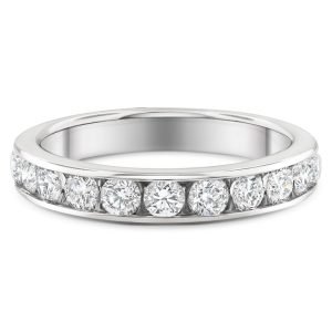 Channel Set Diamond Anniversary Ring