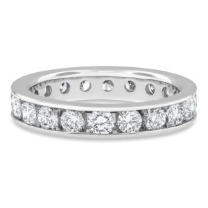 Channel Set Diamond Eternity Ring