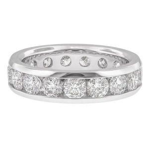 Channel Set Diamond Eternity Ring