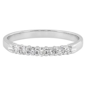 Seven Stone Diamond Wedding Ring